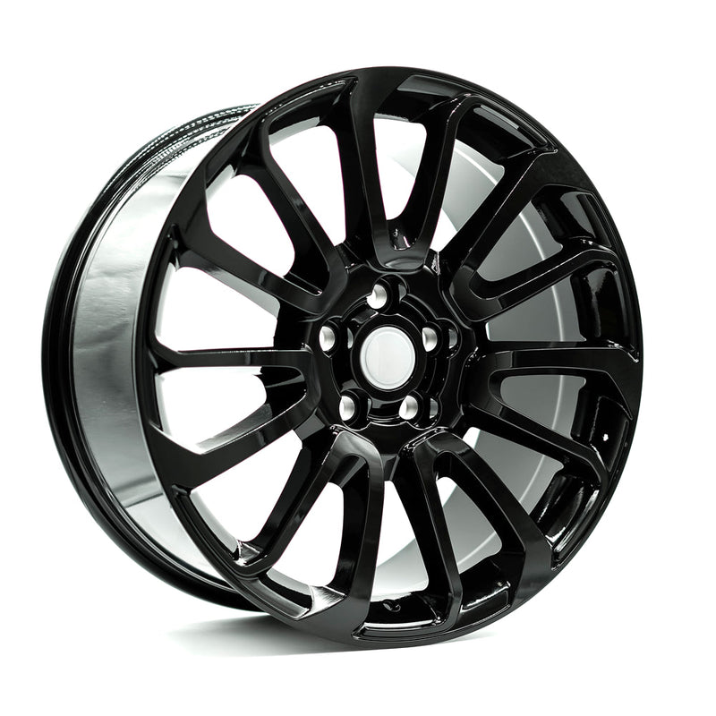 OE+ - LR01 - Black - Gloss Black - 20" x 9.5", 45 Offset, 5x120 (Bolt pattern), 72.60mm HUB