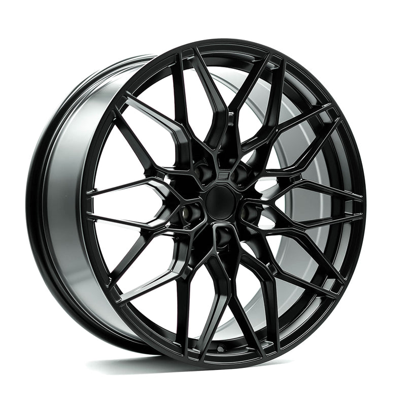 OE+ - BM05 - Black - Matte Black - 19" x 8", 25 Offset, 5x112 (Bolt pattern), 66.6mm HUB
