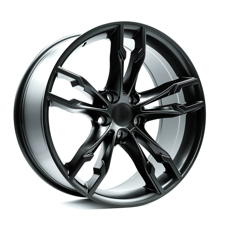 OE+ - BM04 - Black - Matte Black - 19" x 8.5", 30 Offset, 5x112 (Bolt pattern), 66.6mm HUB