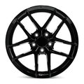 OE+ - HT04 - Black - Gloss Black - 18" x 8", 42 Offset, 5x114.3 (Bolt pattern), 64.10mm HUB