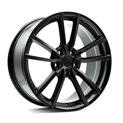 OE+ - VW02 - Black - Matte Black - 18" x 8", 45 Offset, 5x112 (Bolt pattern), 57.1mm HUB