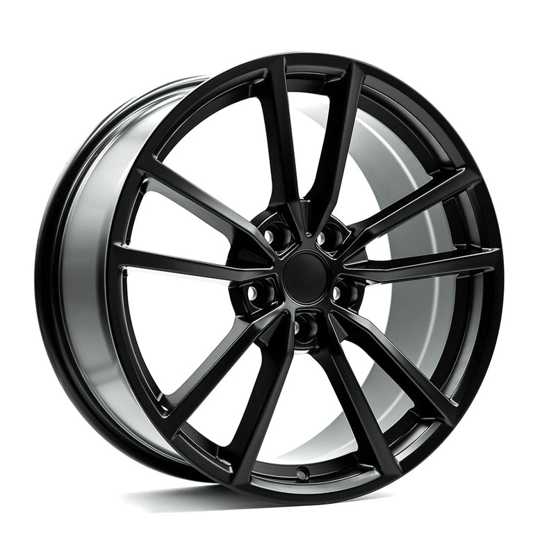 OE+ - VW02 - Black - Matte Black - 18" x 8", 45 Offset, 5x112 (Bolt pattern), 57.1mm HUB