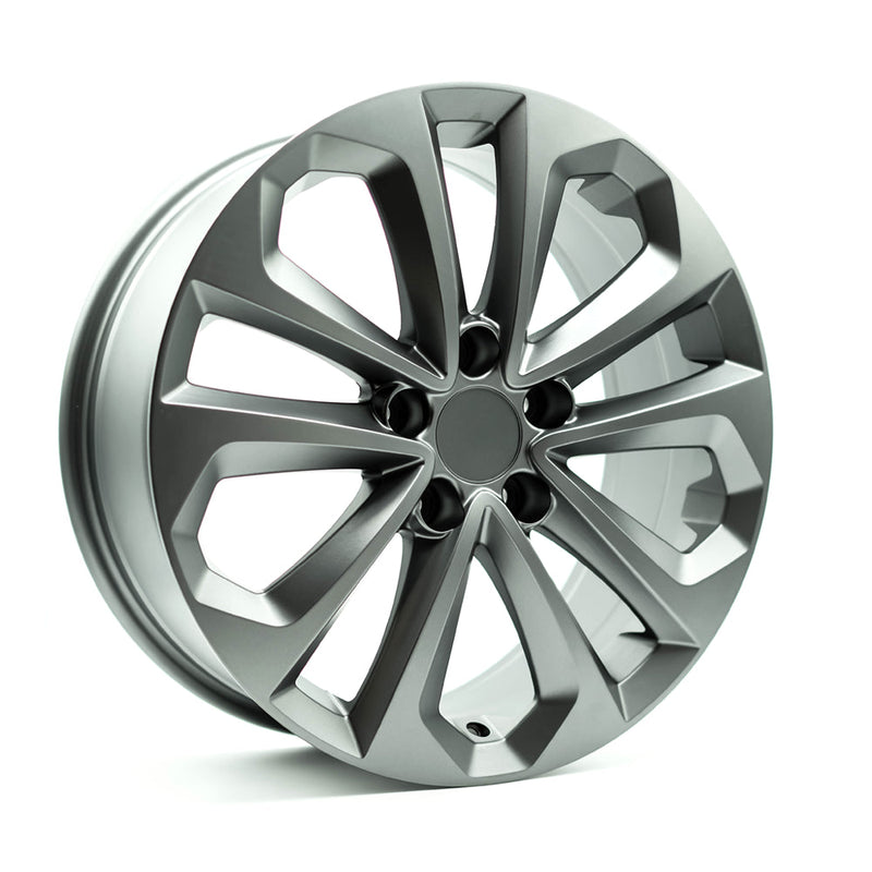 OE+ - HT02 - Gunmetal - Matte Gunmetal - 18" x 7.5", 45 Offset, 5x120 (Bolt pattern), 64.1mm HUB