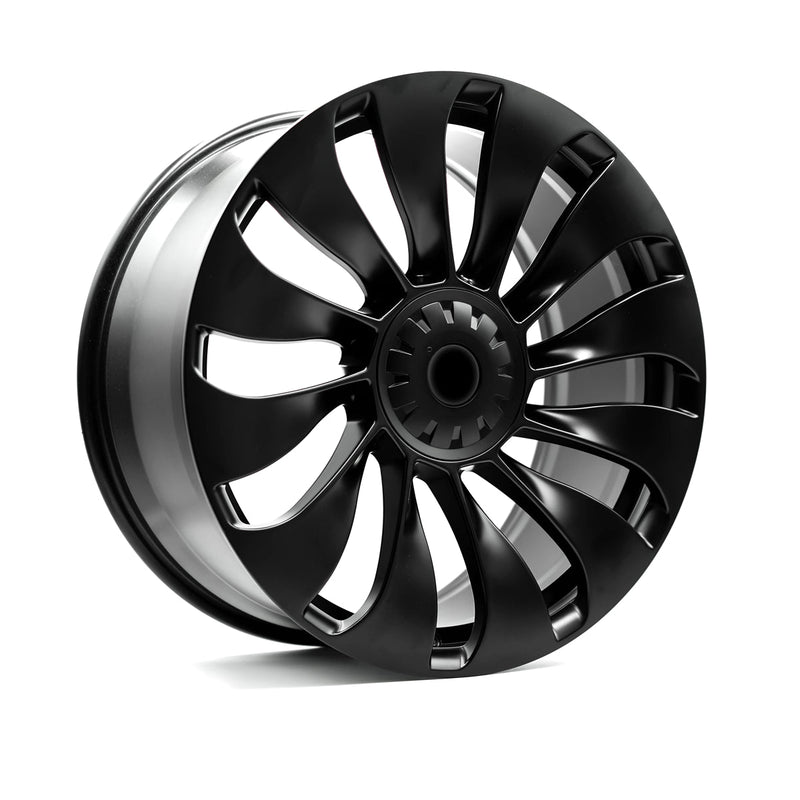 OE+ - TL04 - Black - Matte Black - 19" x 9.5", 45 Offset, 5x114.3 (Bolt pattern), 64.1mm HUB