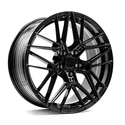 OE+ - ZOOM - Black - Gloss Black - 19" x 8.5", 35 Offset, 5x108 (Bolt pattern), 63.40mm HUB