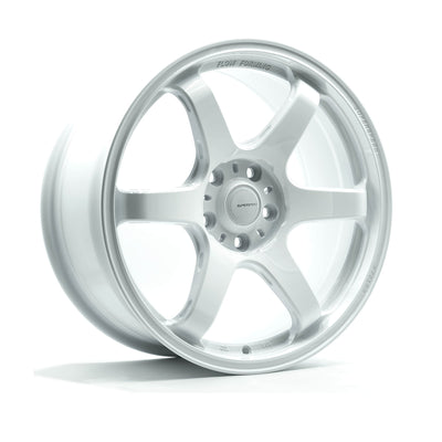 Superspeed - RF06RR - White - Speed White - Full Paint - 18" x 9.5", 42 Offset, 5x100 (Bolt pattern), 73.1mm HUB
