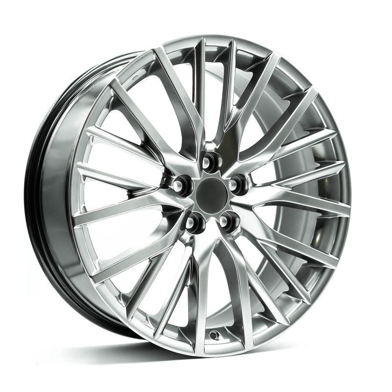 OE+ - LX02 - Grey - Hyper Black - 20" x 8", 35 Offset, 5x120 (Bolt pattern), 60.1mm HUB