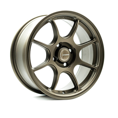 Superspeed - RF03RR - Bronze - Satin Bronze - 15" x 8", 36 Offset, 4x100 (Bolt pattern), 73.1mm HUB