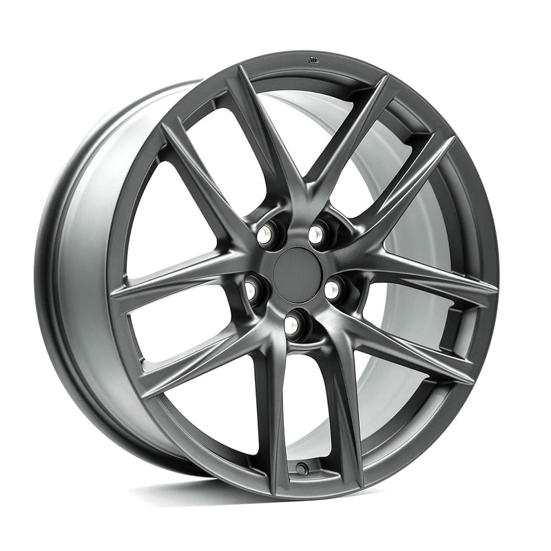 OE+ - LX04 - Gunmetal - Matte Gunmetal - 18" x 8", 35 Offset, 5x114.3 (Bolt pattern), 60.1mm HUB