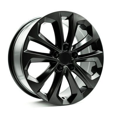 OE+ - HT02 - Black - Matte Black - 18" x 7.5", 45 Offset, 5x120 (Bolt pattern), 64.1mm HUB