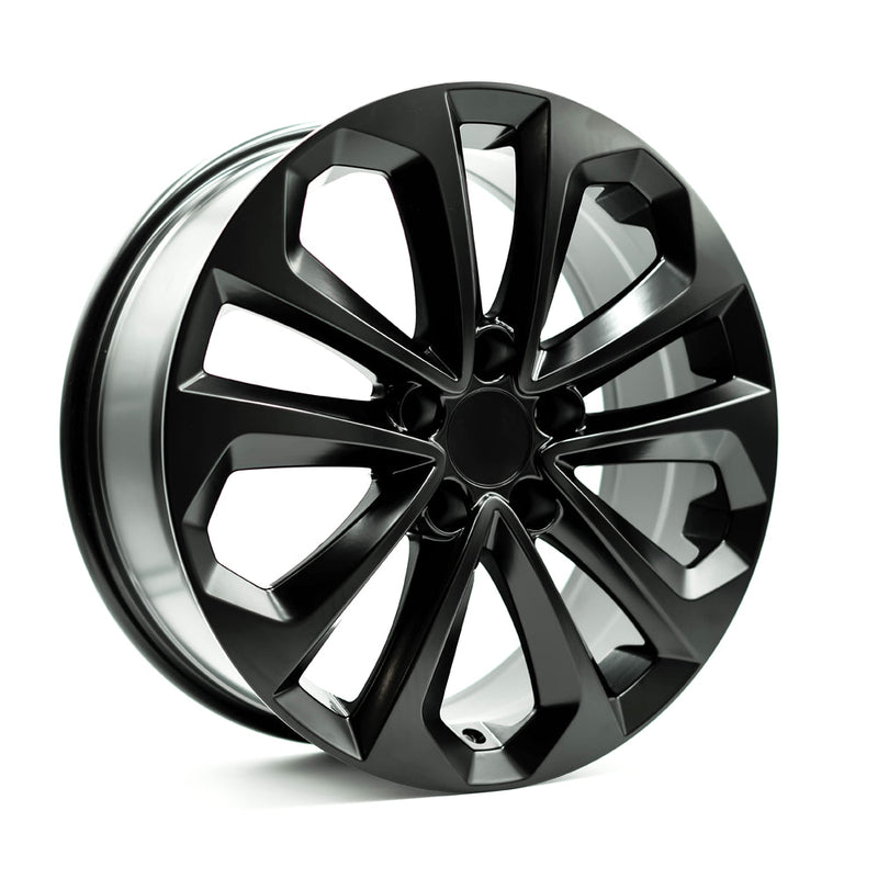 OE+ - HT02 - Black - Matte Black - 18" x 7.5", 45 Offset, 5x120 (Bolt pattern), 64.1mm HUB