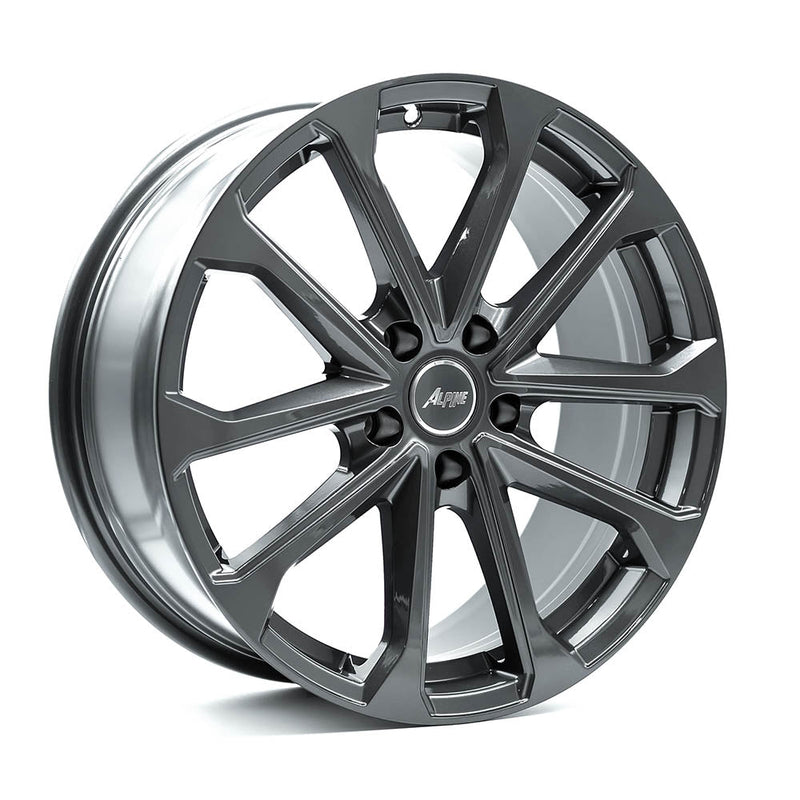 OE+ - AP1 - Gunmetal - Gloss Gunmetal - 18" x 8", 35 Offset, 5x112 (Bolt pattern), 66.5mm HUB