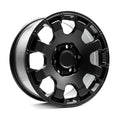 OE+ - TT07 - Black - Matte Black - 18" x 9", 25 Offset, 6x139.7 (Bolt pattern), 95.10mm HUB