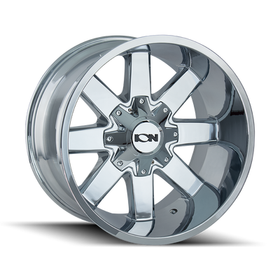 Ion Alloy - 141 - Chrome - 20" x 9", 0 Offset, 8x170 (Bolt pattern), 125.20mm HUB