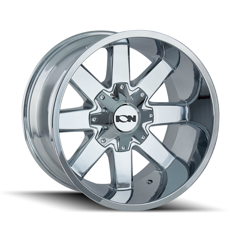 Ion Alloy - 141 - Chrome - 20" x 9", 0 Offset, 8x170 (Bolt pattern), 125.20mm HUB