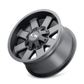 Ion Alloy - 141 - Black - Satin Black - 17" x 9", 18 Offset, 8x165.1 (Bolt pattern), 130.80mm HUB