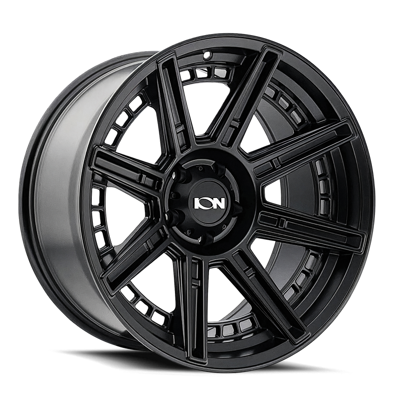Ion Alloy - 149 - Black - Matte Black - 20" x 10", -24 Offset, 8x180 (Bolt pattern), 124.10mm HUB