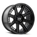 Ion Alloy - 149 - Black - Matte Black - 20" x 9", -12 Offset, 5x127 (Bolt pattern), 78.10mm HUB