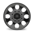 Ion Alloy - 167 - Black - Gloss Black - 20" x 8.25", 115 Offset, 8x210 (Bolt pattern), 154.20mm HUB