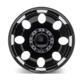 Ion Alloy - 167 - Black - Gloss Black - 20" x 8.25", 192 Offset, 8x210 (Bolt pattern), 154.20mm HUB