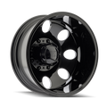 Ion Alloy - 167 - Black - Gloss Black - 20" x 8.25", 192 Offset, 8x210 (Bolt pattern), 154.20mm HUB