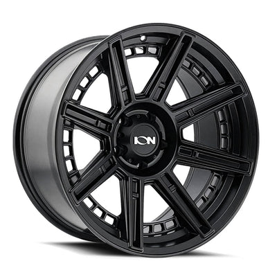 Ion Alloy - 149 - Black - Matte Black - 20" x 9", -12 Offset, 8x180 (Bolt pattern), 124.1mm HUB