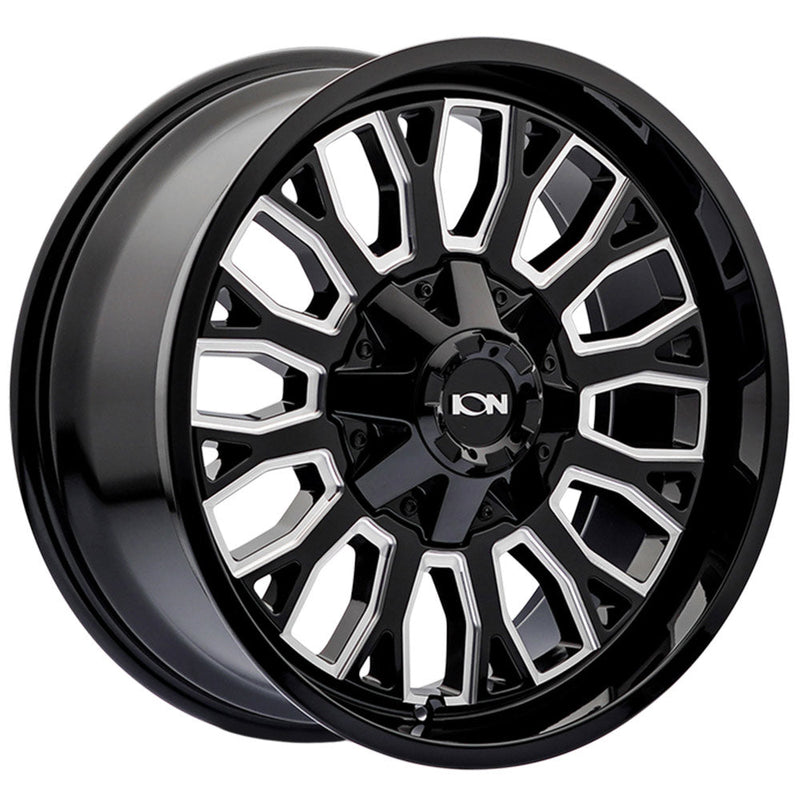 Ion Alloy - 149 - Black - Matte Black - 20" x 9", -12 Offset, 8x165.1 (Bolt pattern), 125.2mm HUB