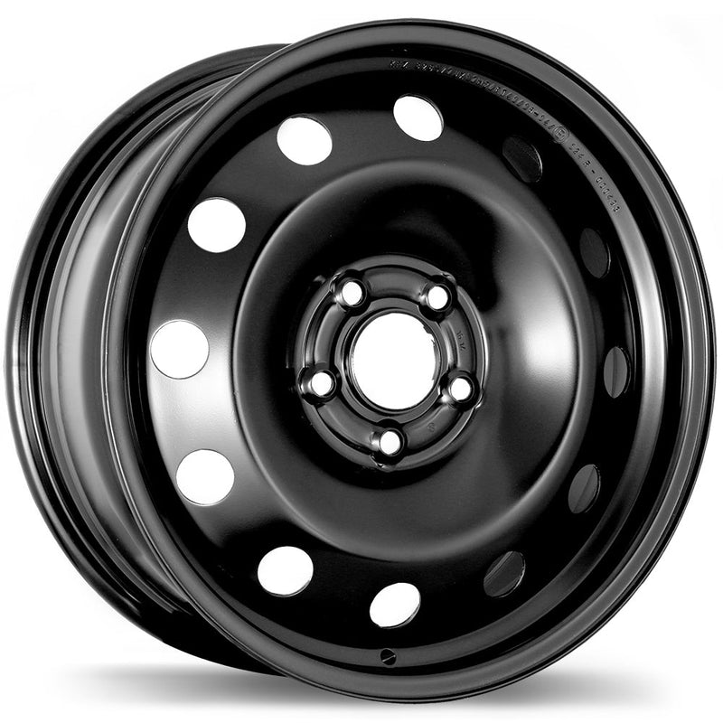 Fast Wheels - Steel / Acier - Black - 17" x 7", 48 Offset, 5x114.3 (Bolt pattern), 67.1mm HUB