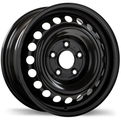 Fast Wheels - Steel / Acier - Black - 15" x 6", 41 Offset, 5x114.3 (Bolt pattern), 67.1mm HUB
