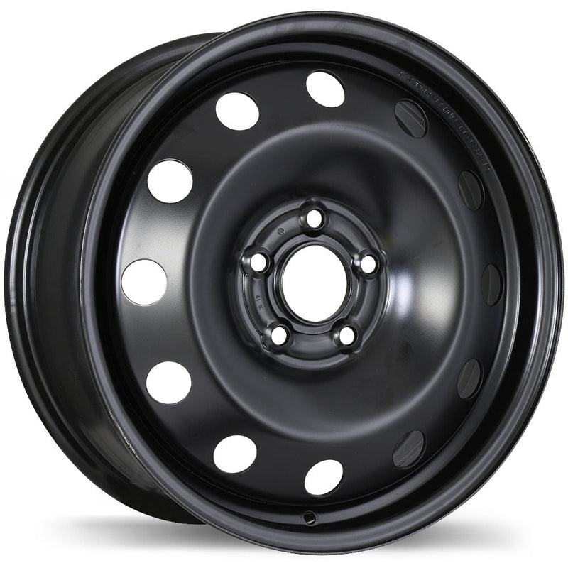 Fast Wheels - Steel / Acier - Black - 18" x 7.5", 49 Offset, 5x114.3 (Bolt pattern), 67.1mm HUB