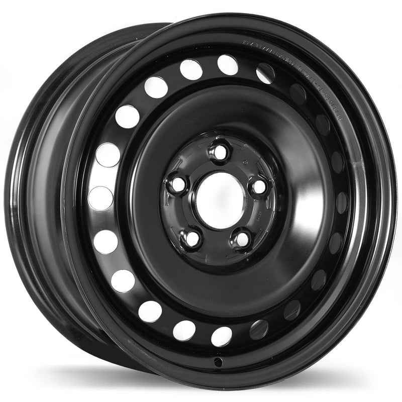 Fast Wheels - Steel - Black - 16" x 6.5", 40 Offset, 5x114.3 (Bolt pattern), 66.1mm HUB