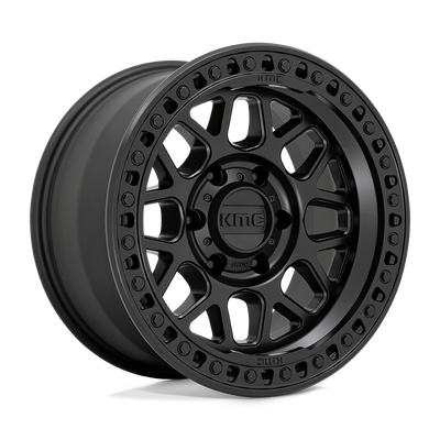 KMC Wheels - KM549 GRS - Black - Satin Black - 17" x 9", 18 Offset, 5x150 (Bolt pattern), 110.1mm HUB