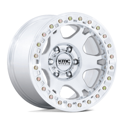 KMC Wheels - KM238 VI BEADLOCK - Chrome - Machined - 17" x 9", -38 Offset, 5x127 (Bolt pattern), 71.50mm HUB