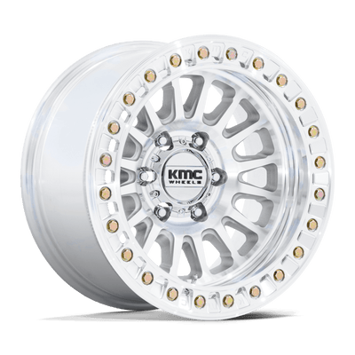 KMC Wheels - IMPACT - Silver - Machined - 17" x 9", -12 Offset, 6x139.7 (Bolt pattern), 108.00mm HUB