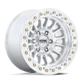 KMC Wheels - KM239 IMPACT BEADLOCK - Silver - Machined - 17" x 9", 25 Offset, 6x139.7 (Bolt pattern), 108mm HUB