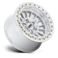 KMC Wheels - KM239 IMPACT BEADLOCK - Silver - Machined - 17" x 9", 25 Offset, 6x135 (Bolt pattern), 87.1mm HUB