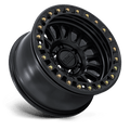 KMC Wheels - KM239 IMPACT BEADLOCK - Black - Matte Black - 17" x 9", 25 Offset, 6x139.7 (Bolt pattern), 108mm HUB