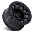 KMC Wheels - KM241 E25 BEADLOCK - Black - Blackout - 17" x 9", -12 Offset, 5x127 (Bolt pattern), 71.5mm HUB