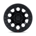 KMC Wheels - KM241 E25 BEADLOCK - Black - Blackout - 17" x 9", -12 Offset, 6x139.7 (Bolt pattern), 108mm HUB
