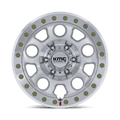 KMC Wheels - KM241 E25 BEADLOCK - Silver - Machined - 17" x 9", 1 Offset, 6x135 (Bolt pattern), 87.1mm HUB