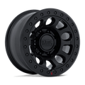 KMC Wheels - KM241 E25 BEADLOCK - Black - Blackout - 17" x 9", -38 Offset, 8x165.1 (Bolt pattern), 125.1mm HUB