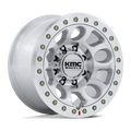 KMC Wheels - KM241 E25 BEADLOCK - Silver - Machined - 17" x 9", -38 Offset, 8x165.1 (Bolt pattern), 125.1mm HUB