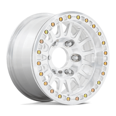 KMC Wheels - KM445 IMPACT FORGED BEADLOCK - Chrome - Raw Machined - 18" x 9", 25 Offset, 6x165.1 (Bolt pattern), 108.00mm HUB