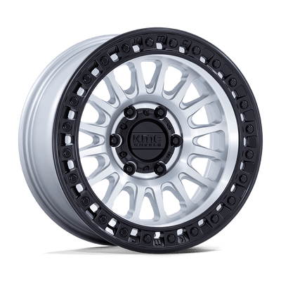 KMC Wheels - KM552 IMS - Silver - Machined with Black Lip - 20" x 9", 0 Offset, 6x139.7 (Bolt pattern), 106.10mm HUB