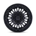 KMC Wheels - KM554 AZTEC - Black - Matte Black W/ Gloss Black Lip - 17" x 8.5", 25 Offset, 6x114.3 (Bolt pattern), 66.06mm HUB