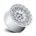 KMC Wheels - KM555 ATTACK - Silver - Gloss Silver W/ Machined Face - 17" x 8.5", 25 Offset, 6x135 (Bolt pattern), 87.1mm HUB