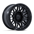 KMC Wheels - KM555 ATTACK - Black - Matte Black - 17" x 8.5", 25 Offset, 6x114.3 (Bolt pattern), 66.06mm HUB