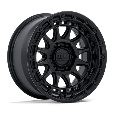 KMC Wheels - KM556 CRUX - Black - Blackout - 17" x 8.5", 25 Offset, 6x139.7 (Bolt pattern), 106.1mm HUB