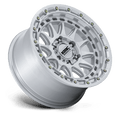 KMC Wheels - KM556 CRUX - Silver - Gloss Silver W/ Machined Face - 17" x 8.5", 25 Offset, 6x139.7 (Bolt pattern), 106.1mm HUB
