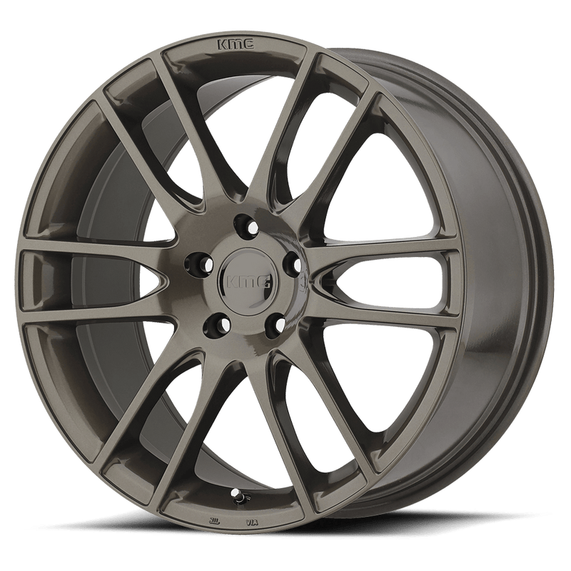 KMC Wheels - KM696 PIVOT - Bronze - 20" x 9.5", 38 Offset, 5x114.3 (Bolt pattern), 72.56mm HUB